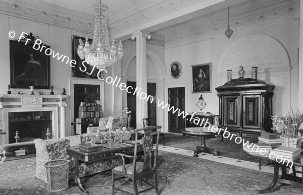 ABBEYLEIX HOUSE  DINING ROOM FROM ENTRANCE